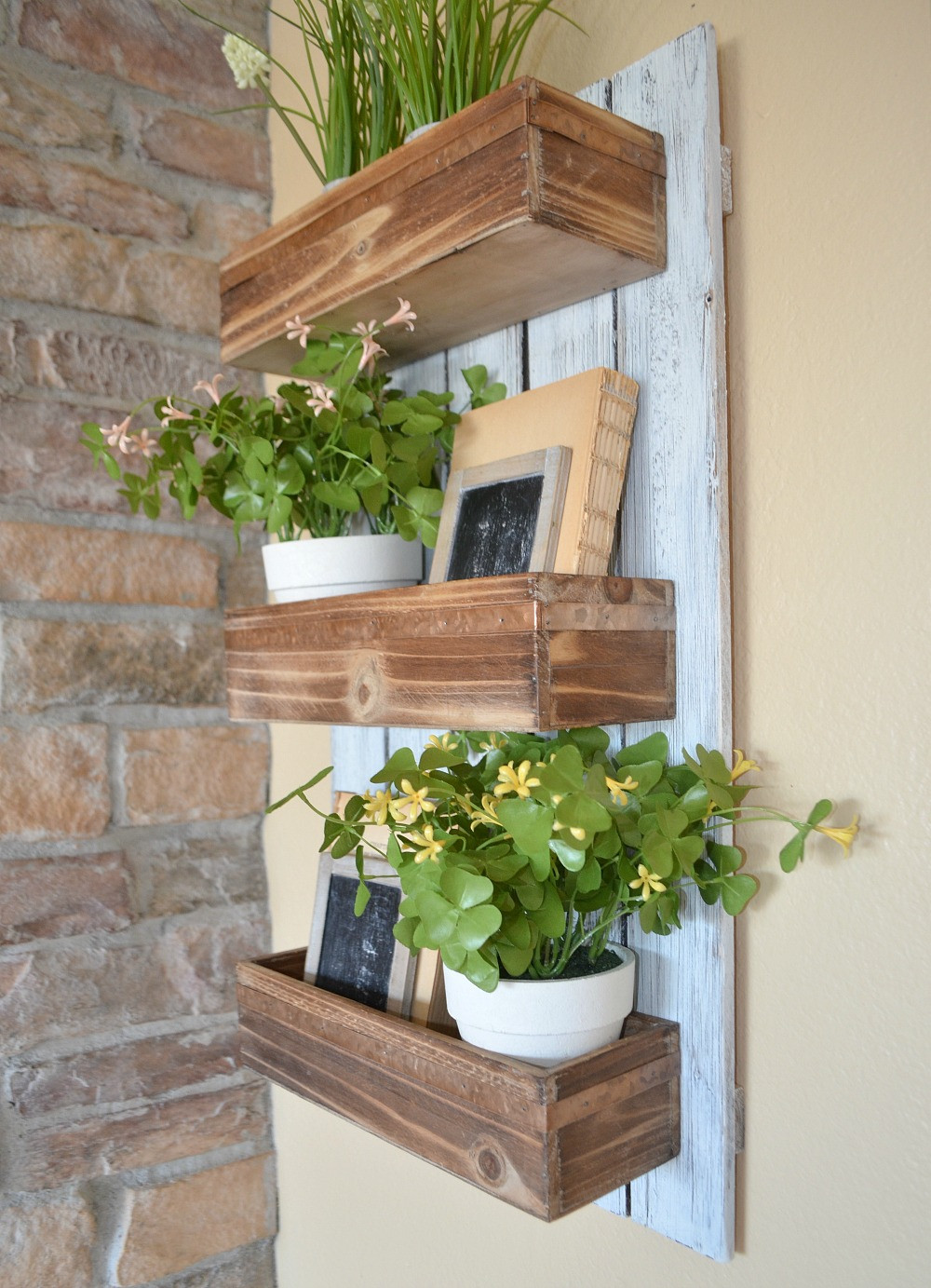 DIY Wooden Planter Box
 DIY hanging planter box 8 Little Vintage Nest