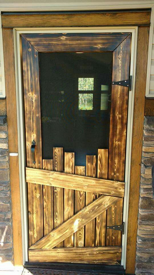 DIY Wooden Screen Door
 24 Awesome DIY Screen Door Ideas to Build New or Upcycle