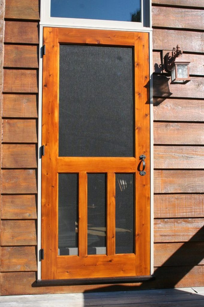 DIY Wooden Screen Door
 Handmade screen door