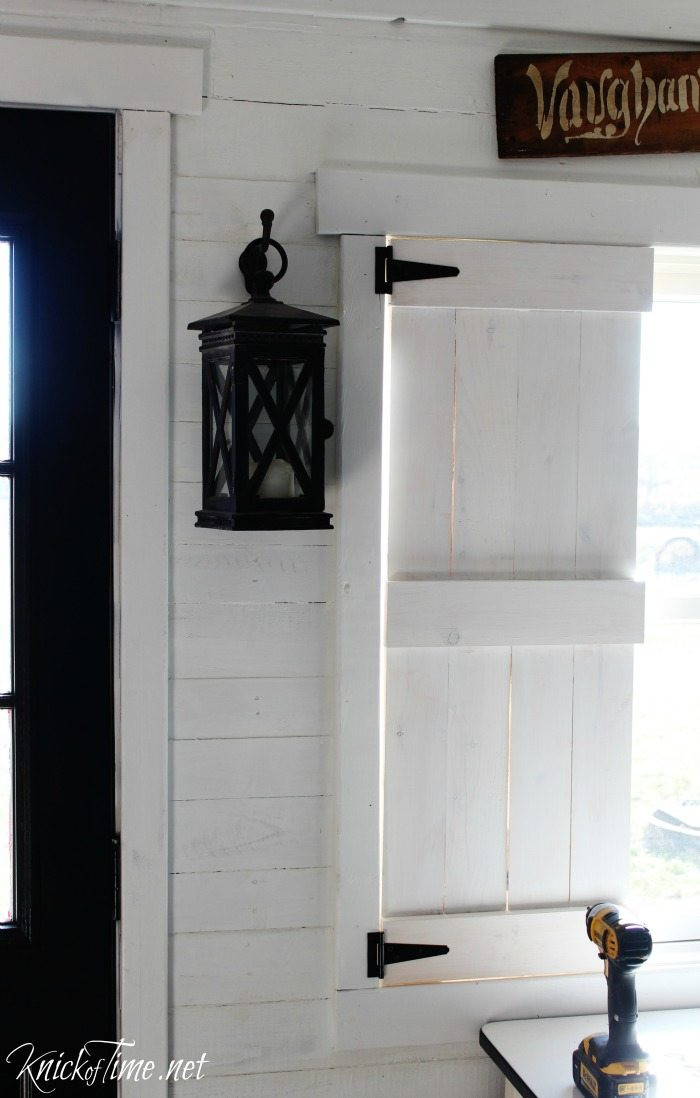 DIY Wooden Shutters Interior
 DIY Farmhouse Wooden Shutters My Repurposed Life