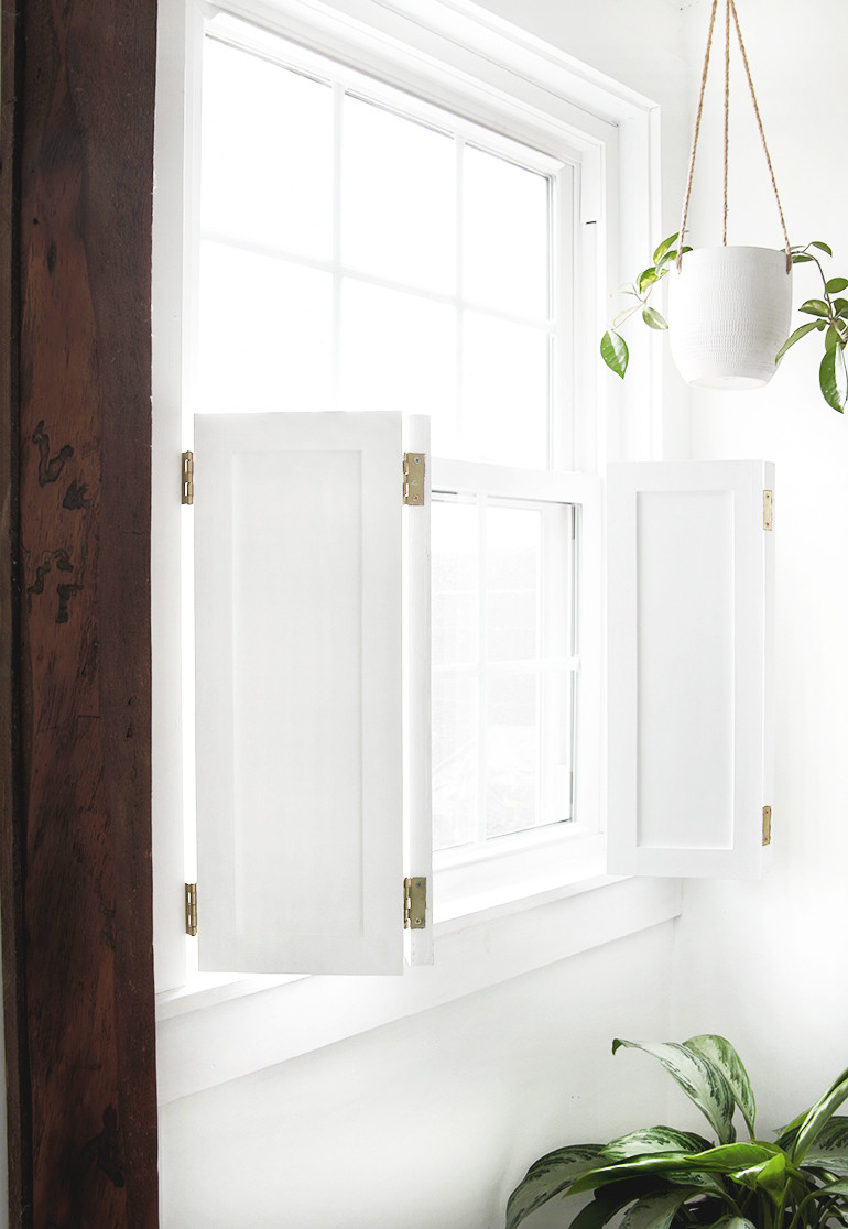 DIY Wooden Shutters Interior
 DIY Interior Window Shutters The Merrythought
