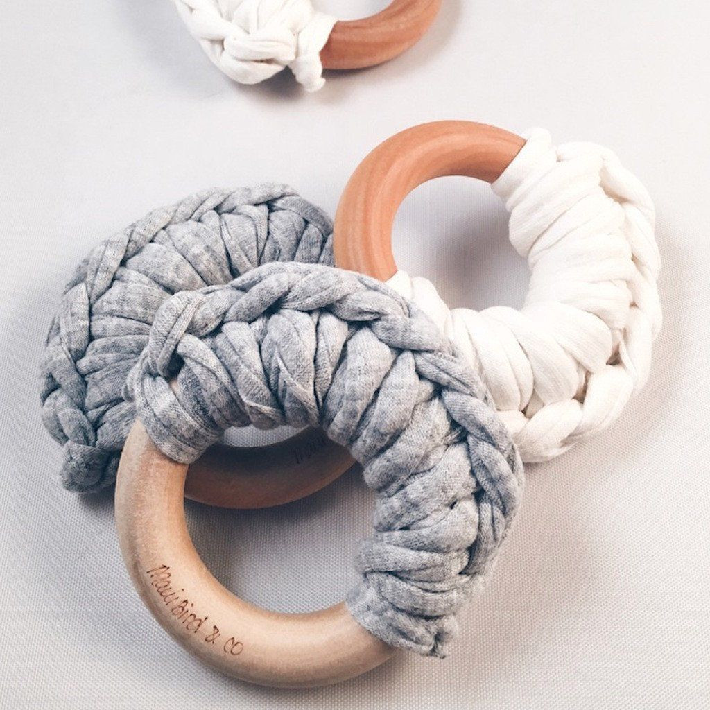 DIY Wooden Teething Ring
 Crochet Wooden Teething Ring DIY teething toy remedy