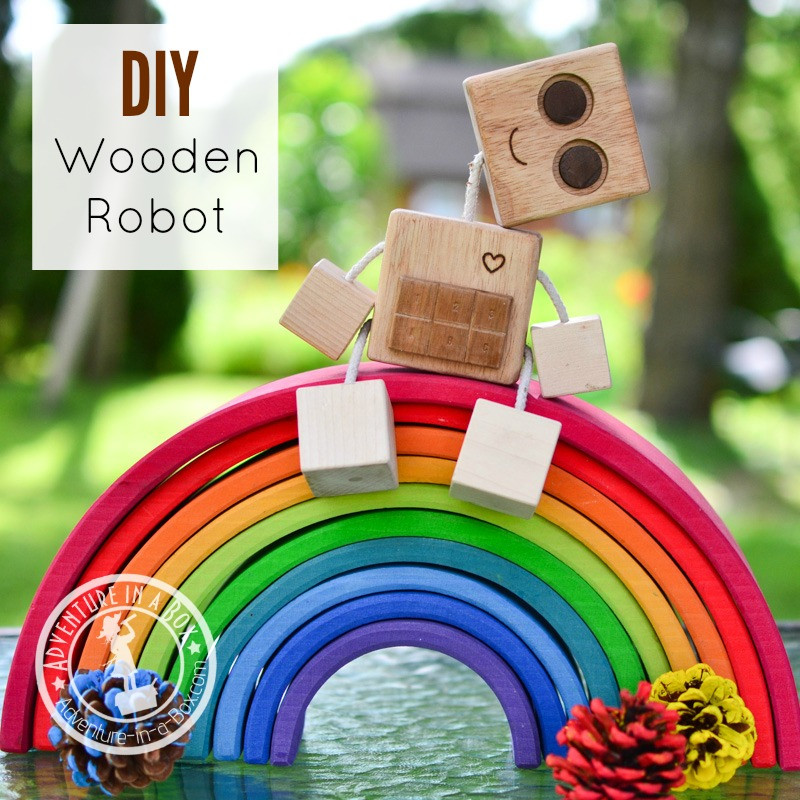 DIY Wooden Toys For Toddlers
 DIY Wood Robot Toy