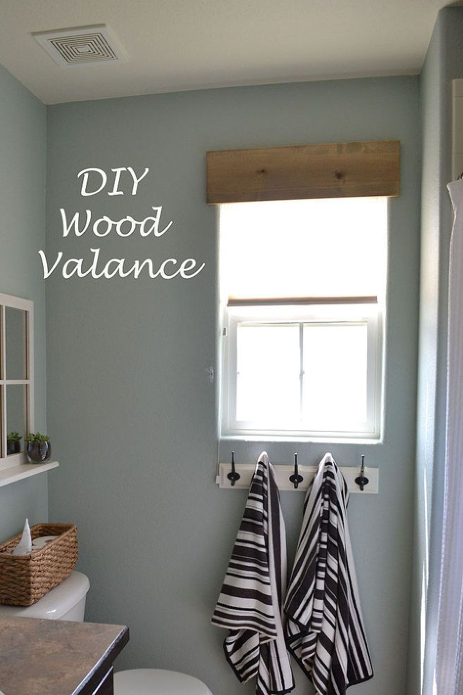 DIY Wooden Window Valance
 DIY Simple Wooden Valance