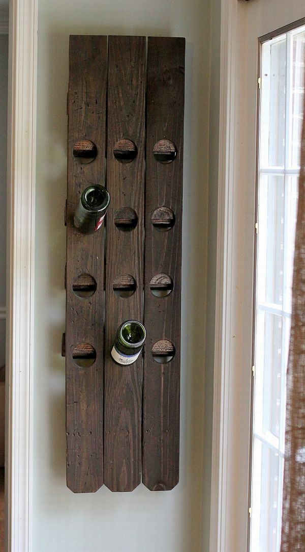 DIY Wooden Wine Rack
 6 Versatile Wall Mounted Wine Rack Designs You Can Craft