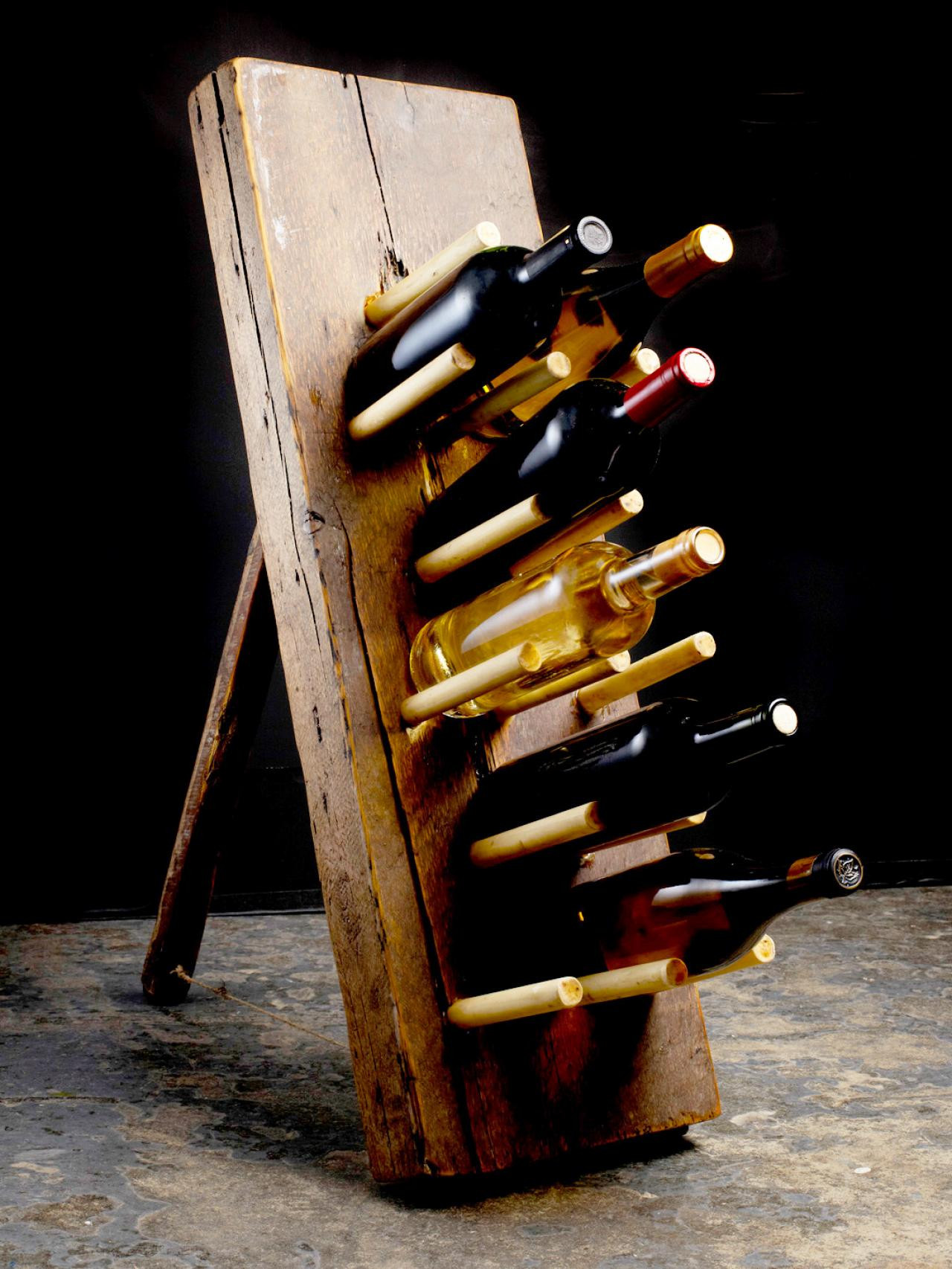 DIY Wooden Wine Rack
 Display Your Fine Wines These 15 Wonderful DIY Wine Racks
