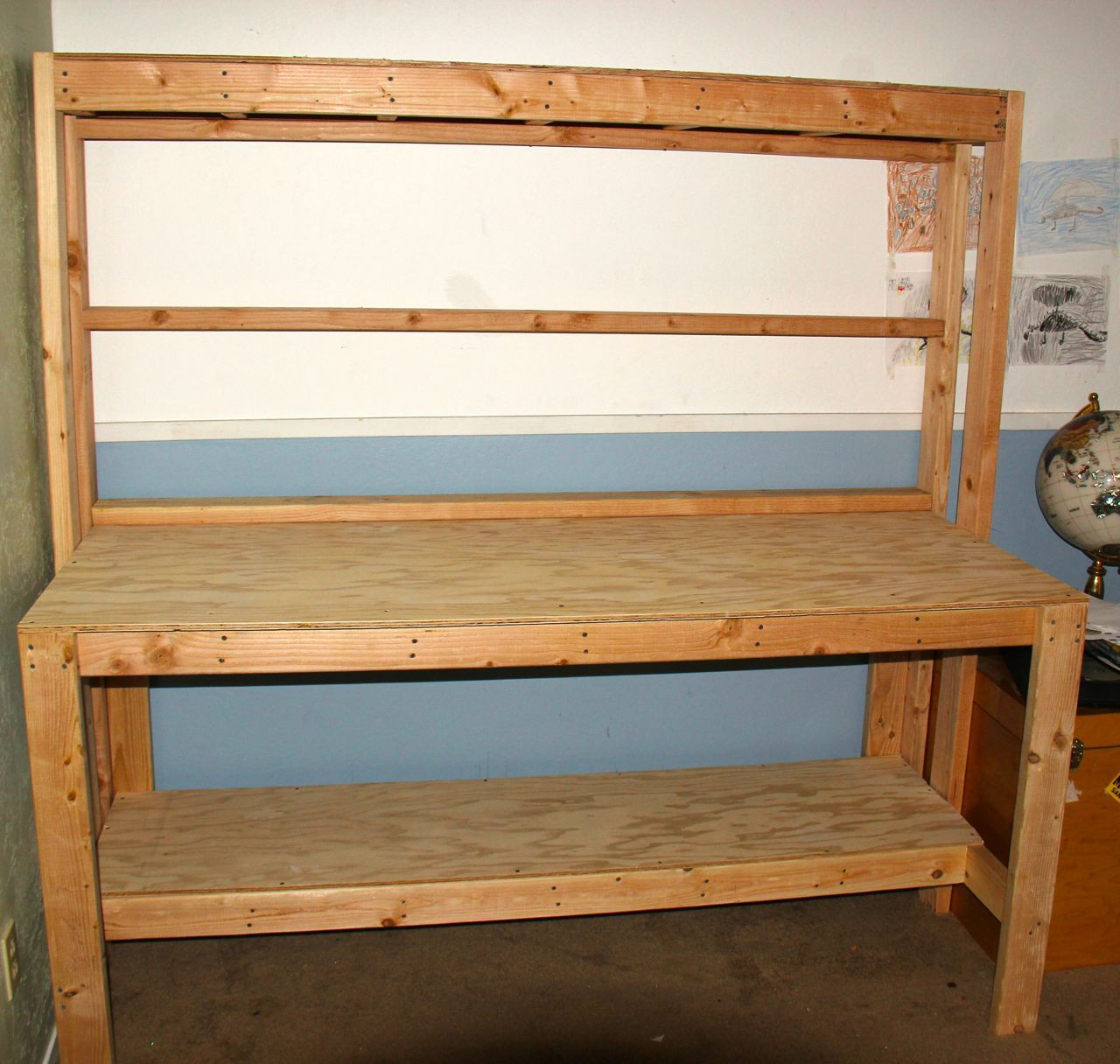 DIY Wooden Workbenches
 Simple Wooden Workbench 11 Steps with