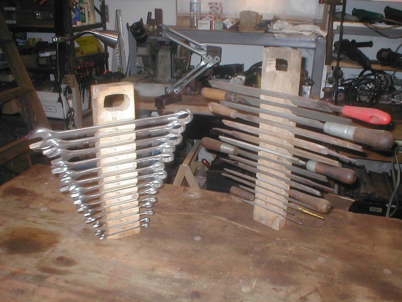 DIY Wrench Rack
 Make a Wrench Organizer