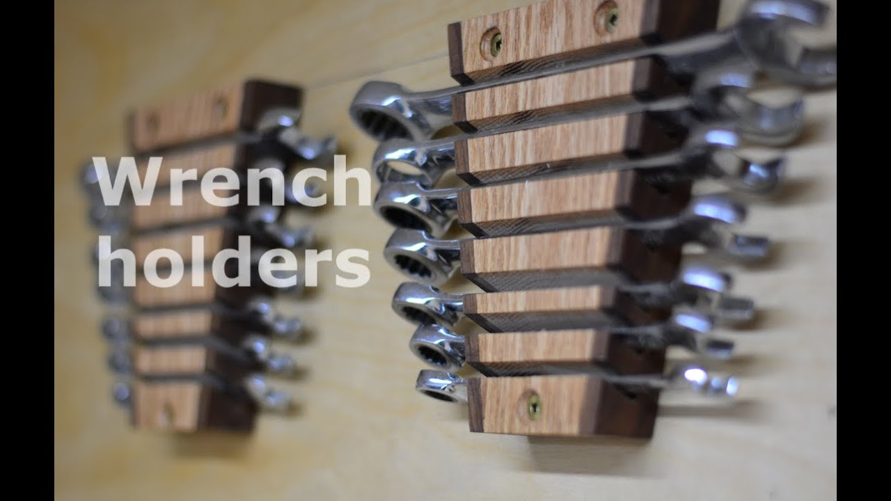 DIY Wrench Rack
 Tool wall Wrench holder