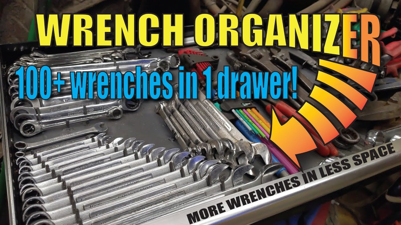 DIY Wrench Rack
 DIY Toolbox Wrench Organizer Custom Made