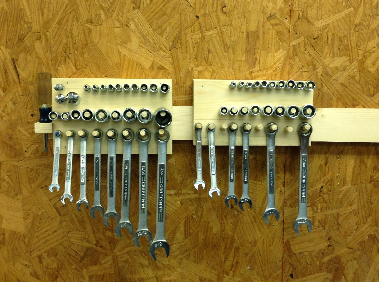 DIY Wrench Rack
 Wilker Do s DIY Storage for Hand Tools