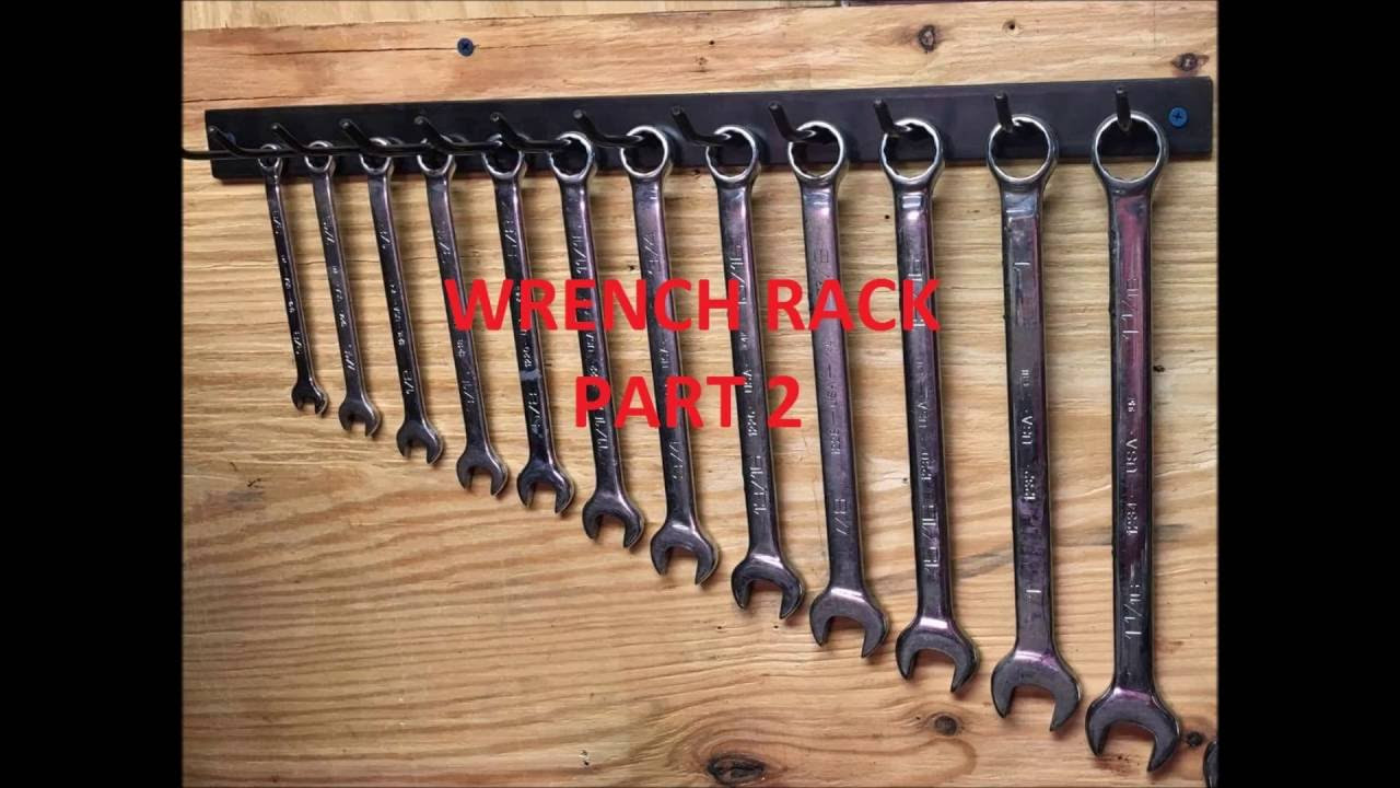 DIY Wrench Rack
 WRENCH RACK PART 2