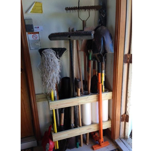 DIY Yard Tool Rack
 4 Money Saving Ways to Add Style and Function to Your Yard