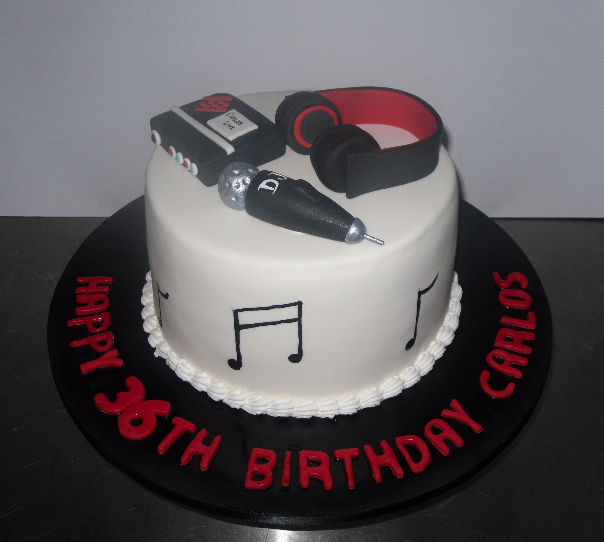 Dj Birthday Cake
 DJ cake Annette s Heavenly Cakes