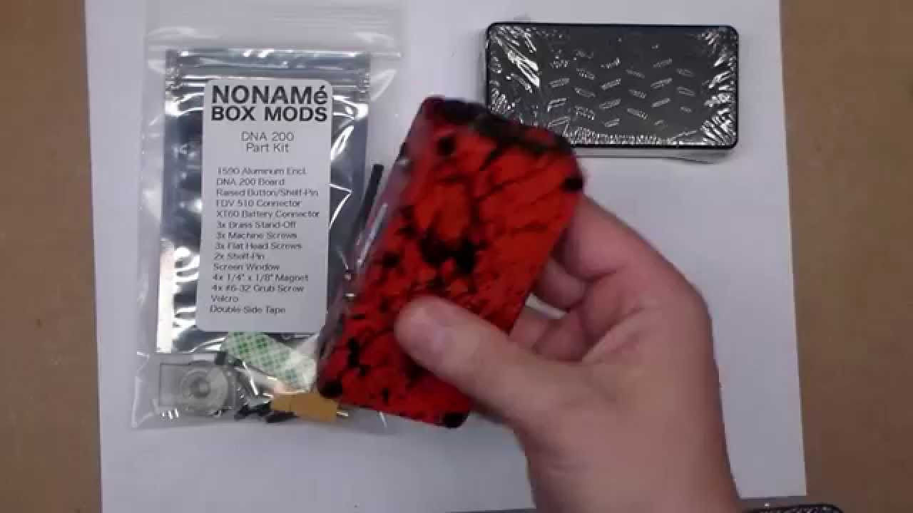 Dna 200 DIY Kit
 DNA 200 Box Mod Build Video