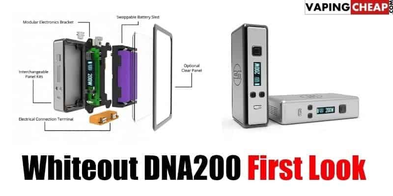 Dna 200 DIY Kit
 CLDMKR Whiteout DNA200 First Look