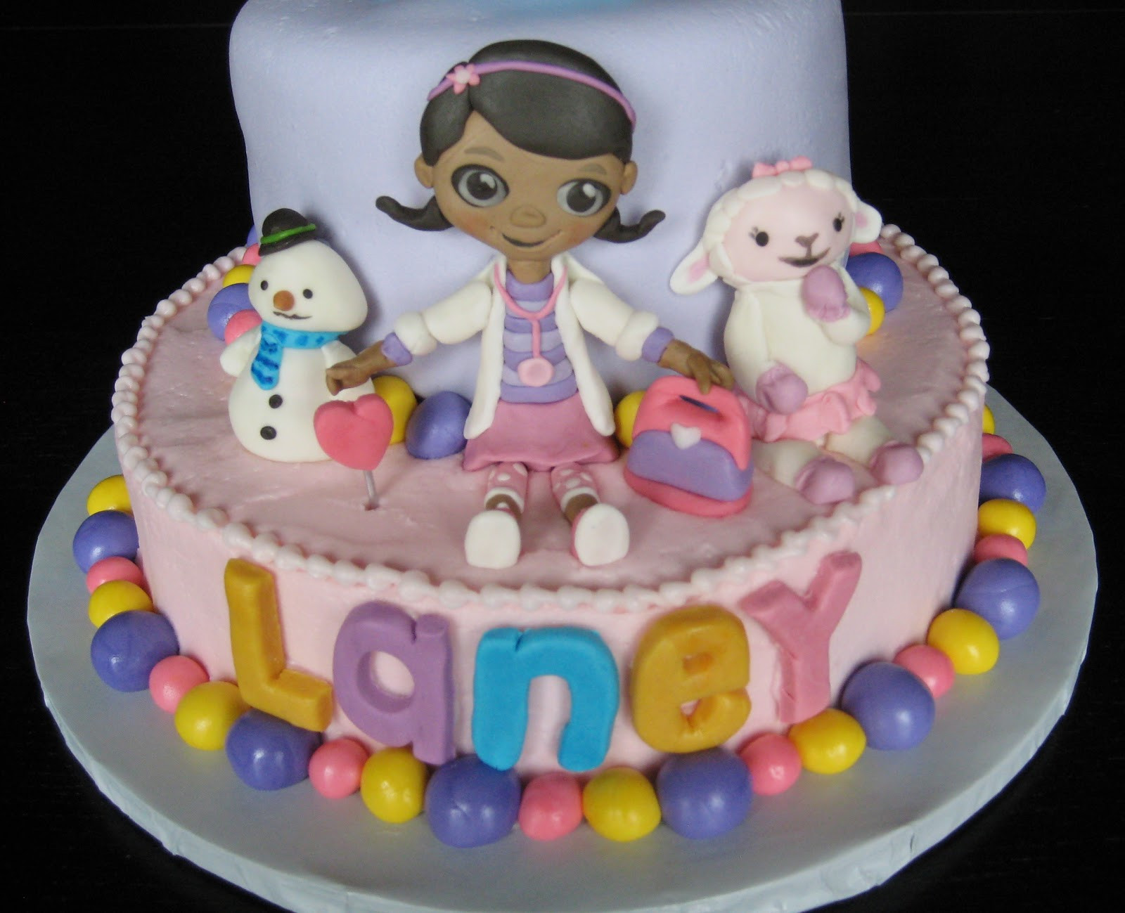 Doc Mcstuffins Birthday Cake
 Custom Cakes by Julie Doc McStuffins Cake II