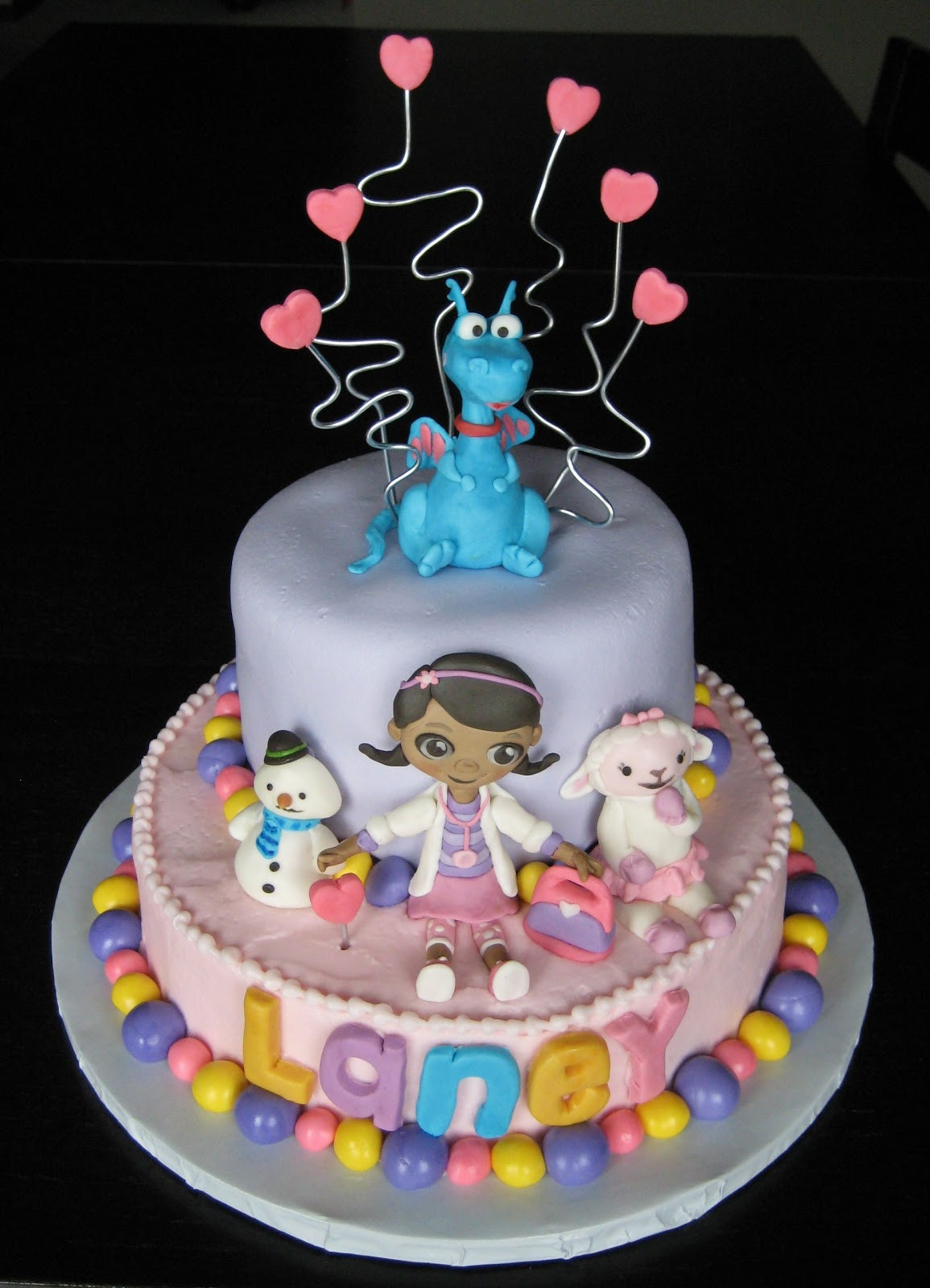 Doc Mcstuffins Birthday Cake
 Custom Cakes by Julie Doc McStuffins Cake II