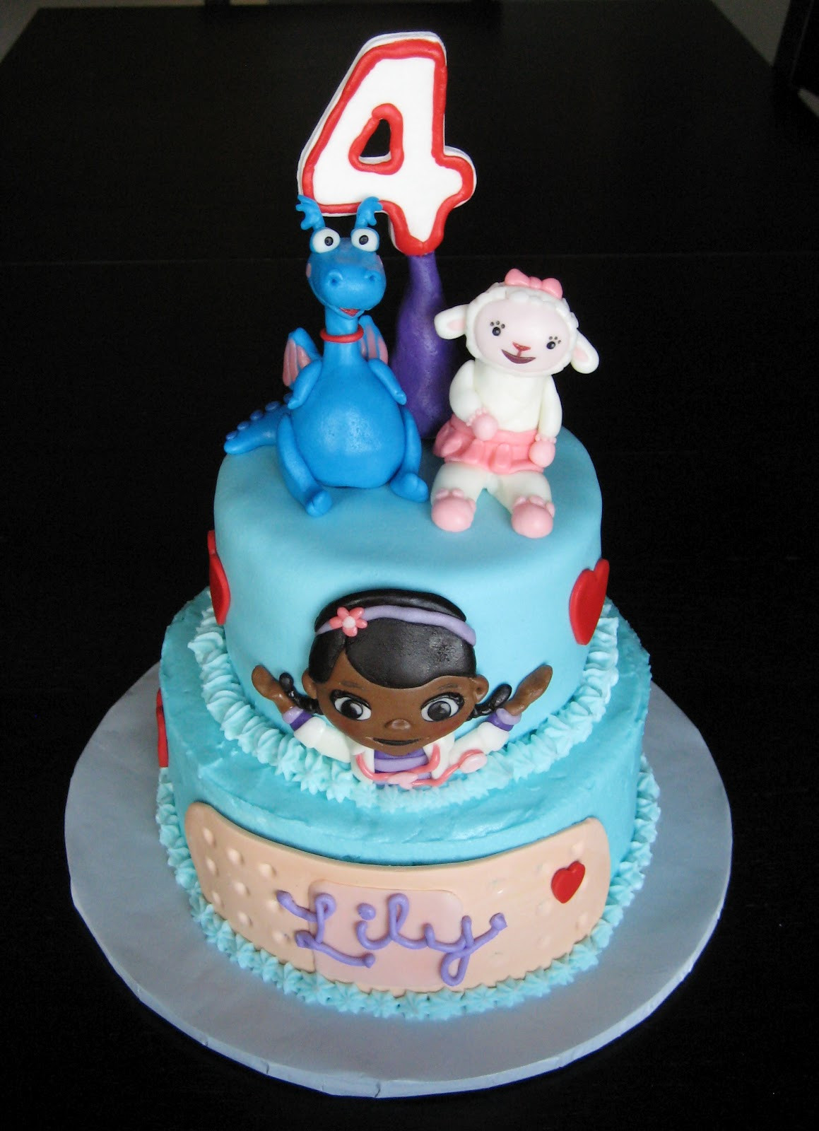 Doc Mcstuffins Birthday Cake
 Custom Cakes by Julie Doc McStuffins Cake