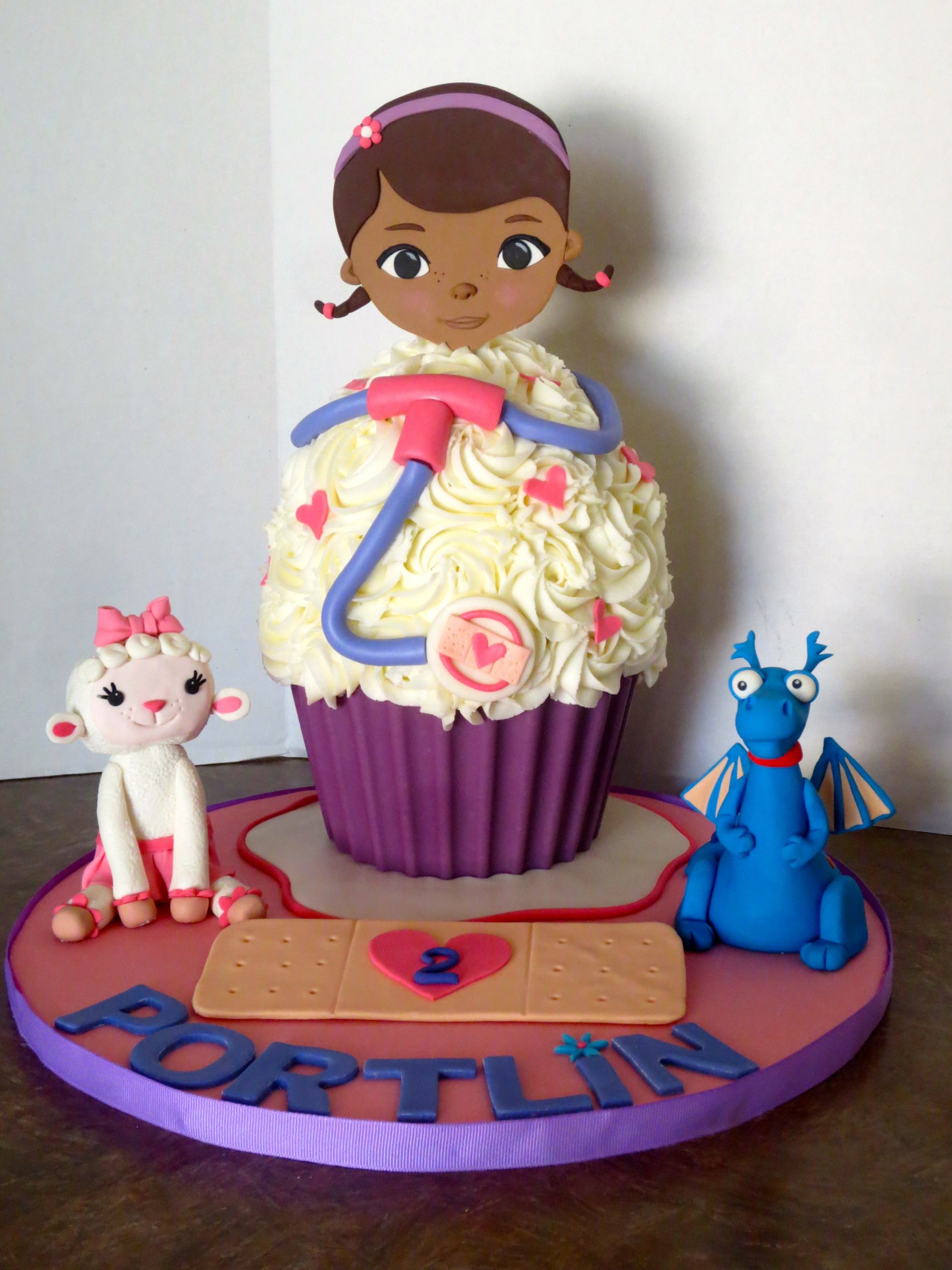 Doc Mcstuffins Birthday Cake
 doc mcstuffins cake