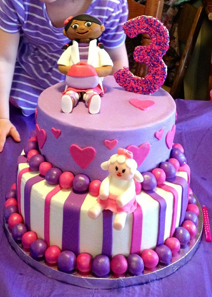 Doc Mcstuffins Birthday Cake
 175 best Doc McStuffins cake images on Pinterest