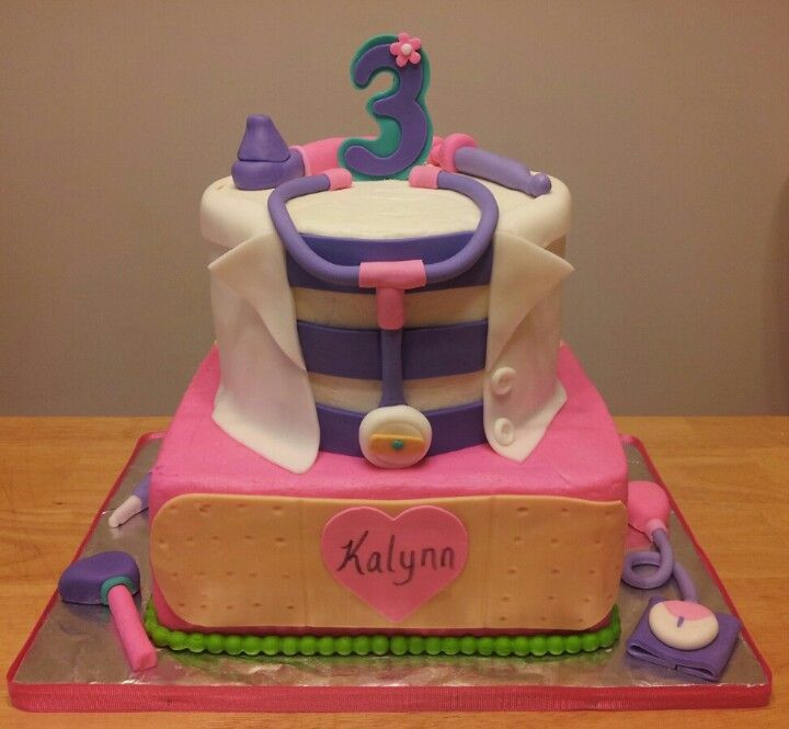 Doc Mcstuffins Birthday Cake
 95 best Doc McStuffins Cakes images on Pinterest