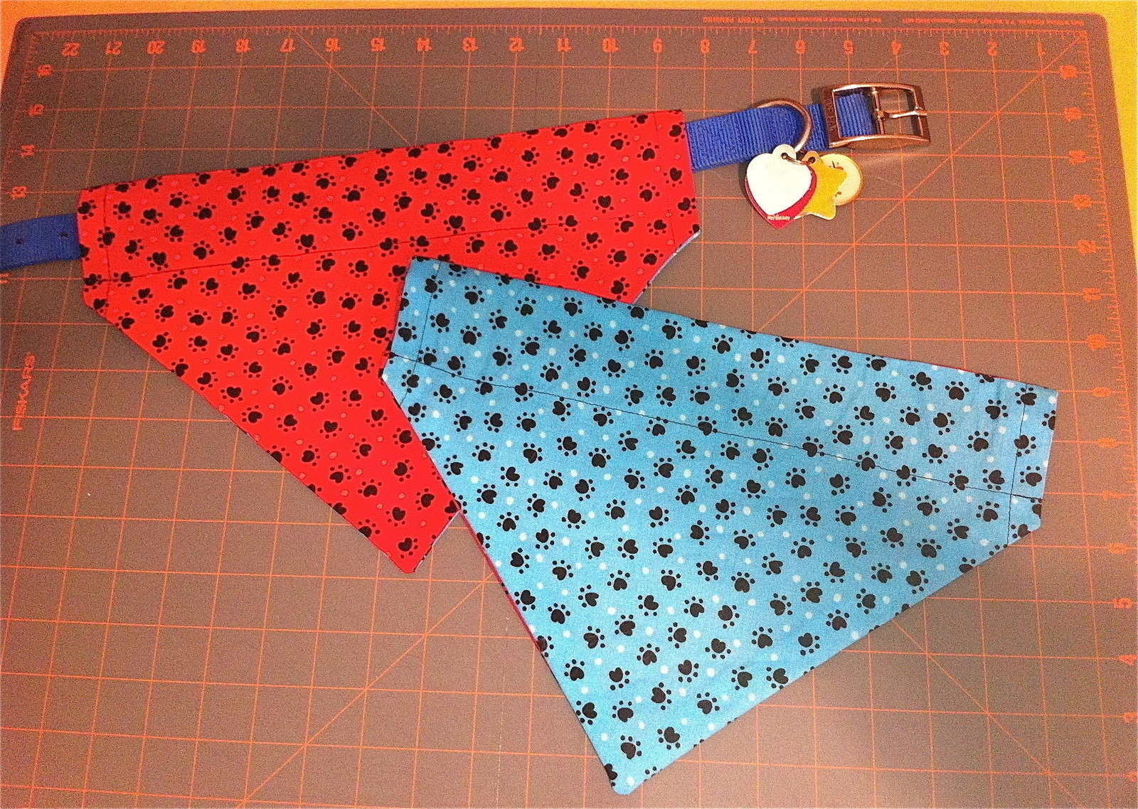 Dog Bandana DIY
 Reversible Over The Collar Dog Bandana · How To Make A