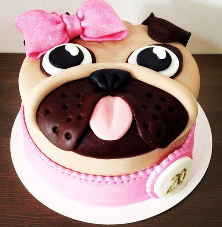 Dog Birthday Cakes Near Me
 The 25 best Pug cake ideas on Pinterest