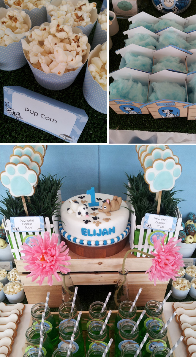 Dog Birthday Decorations
 Adorable Puppy Themed 1st Birthday Party