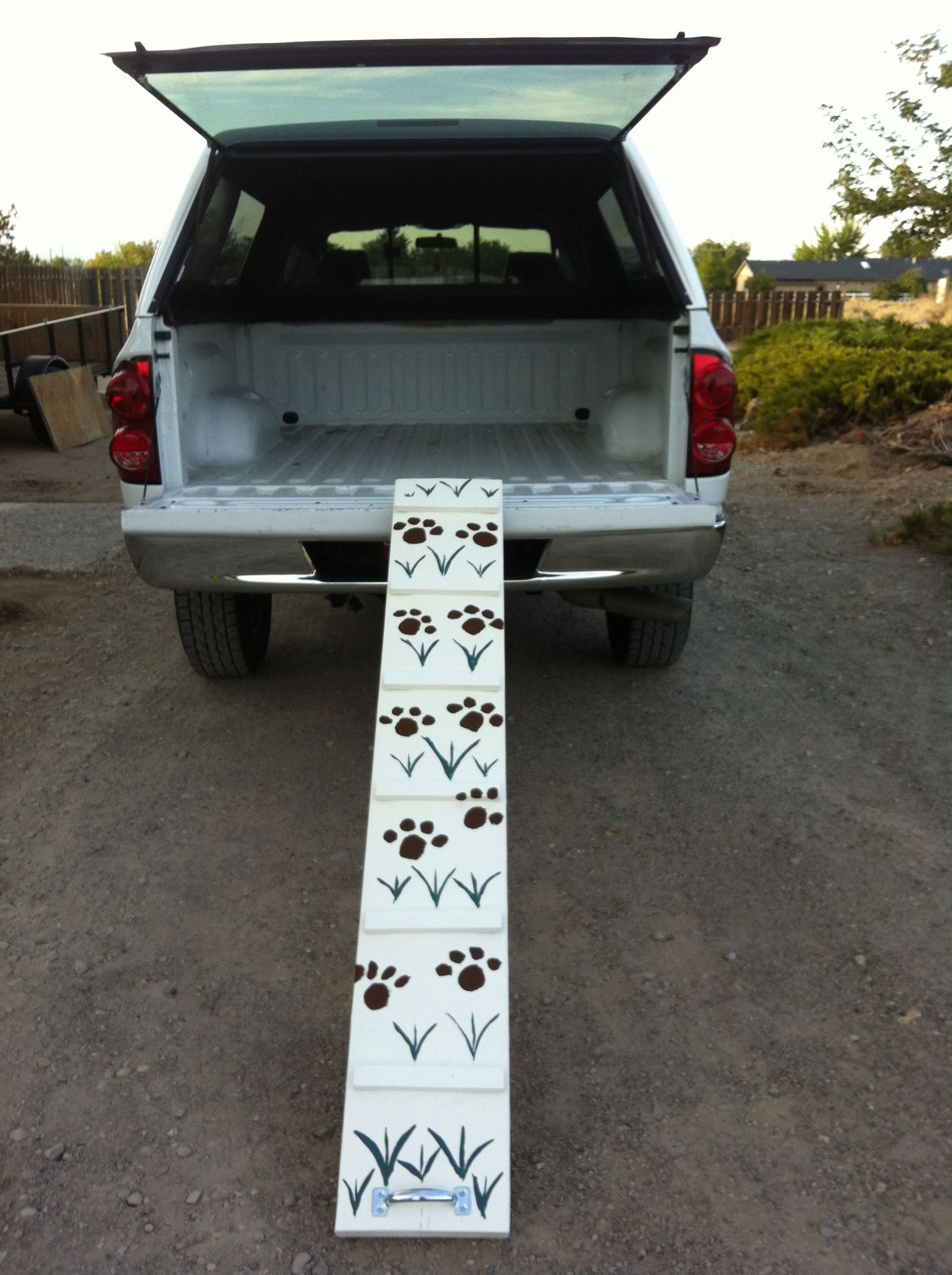 Dog Car Ramp DIY
 Homemade dog ramp