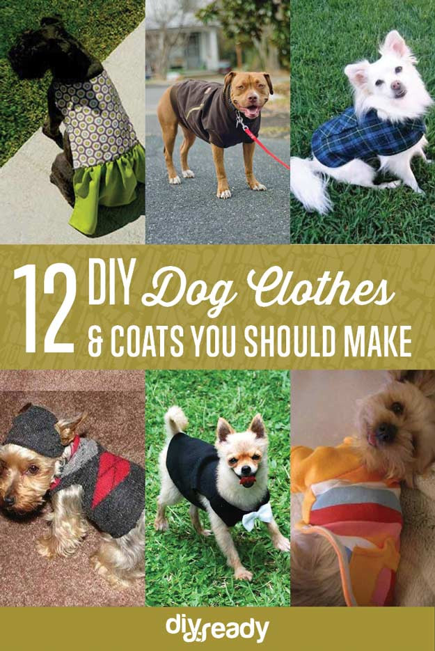 Dog Clothes DIY
 12 DIY Dog Clothes and Coats DIY Ready