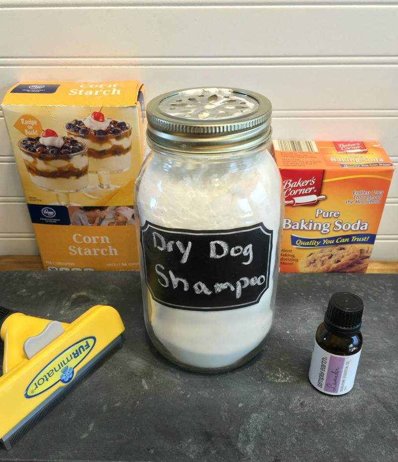 Dog Dry Shampoo DIY
 Itch Relief Dry Shampoo for Dogs Recipe