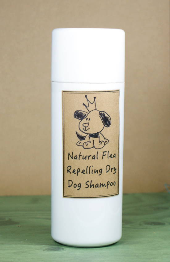 Dog Dry Shampoo DIY
 Natural Flea Repelling Dry Dog Shampoo Recipe