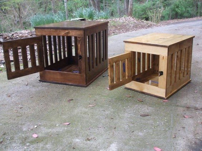 Dog Kennel Table DIY
 How to build a dog kennel end table