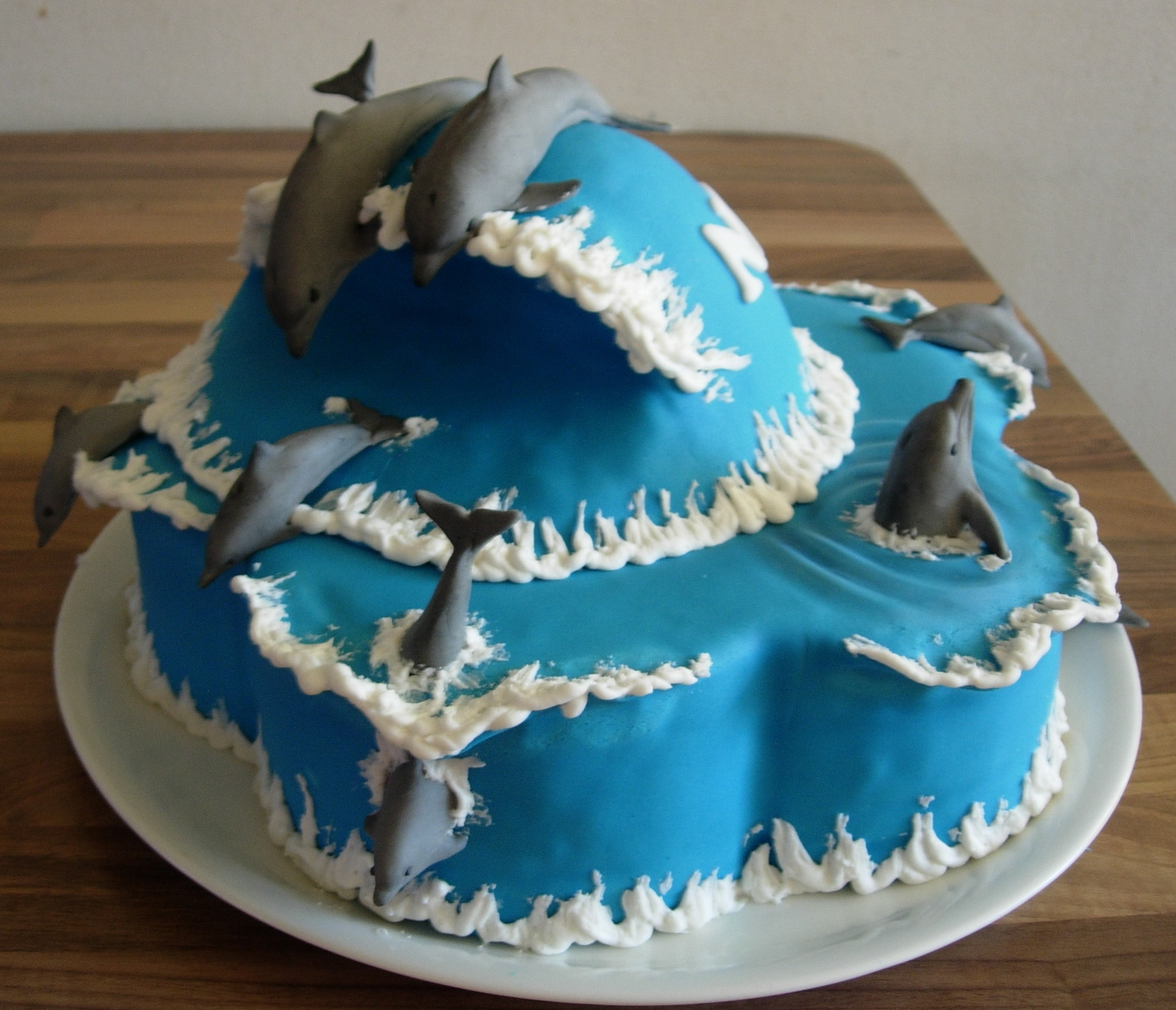 Dolphin Birthday Cake
 Dolphin Birthday Cake For Our 8 Year Old Daughter