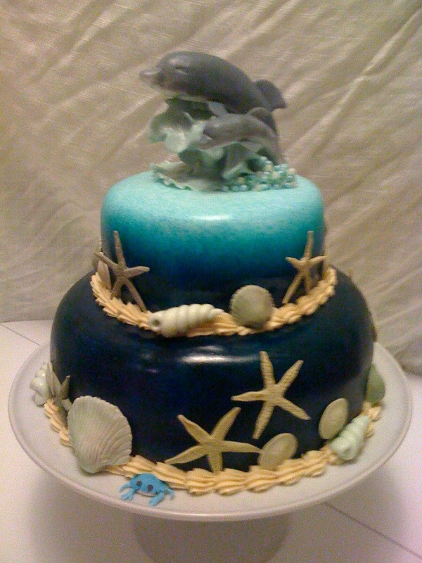 Dolphin Birthday Cake
 FLIRTING WITH FROSTING Gumpaste And Fondant Dolphin