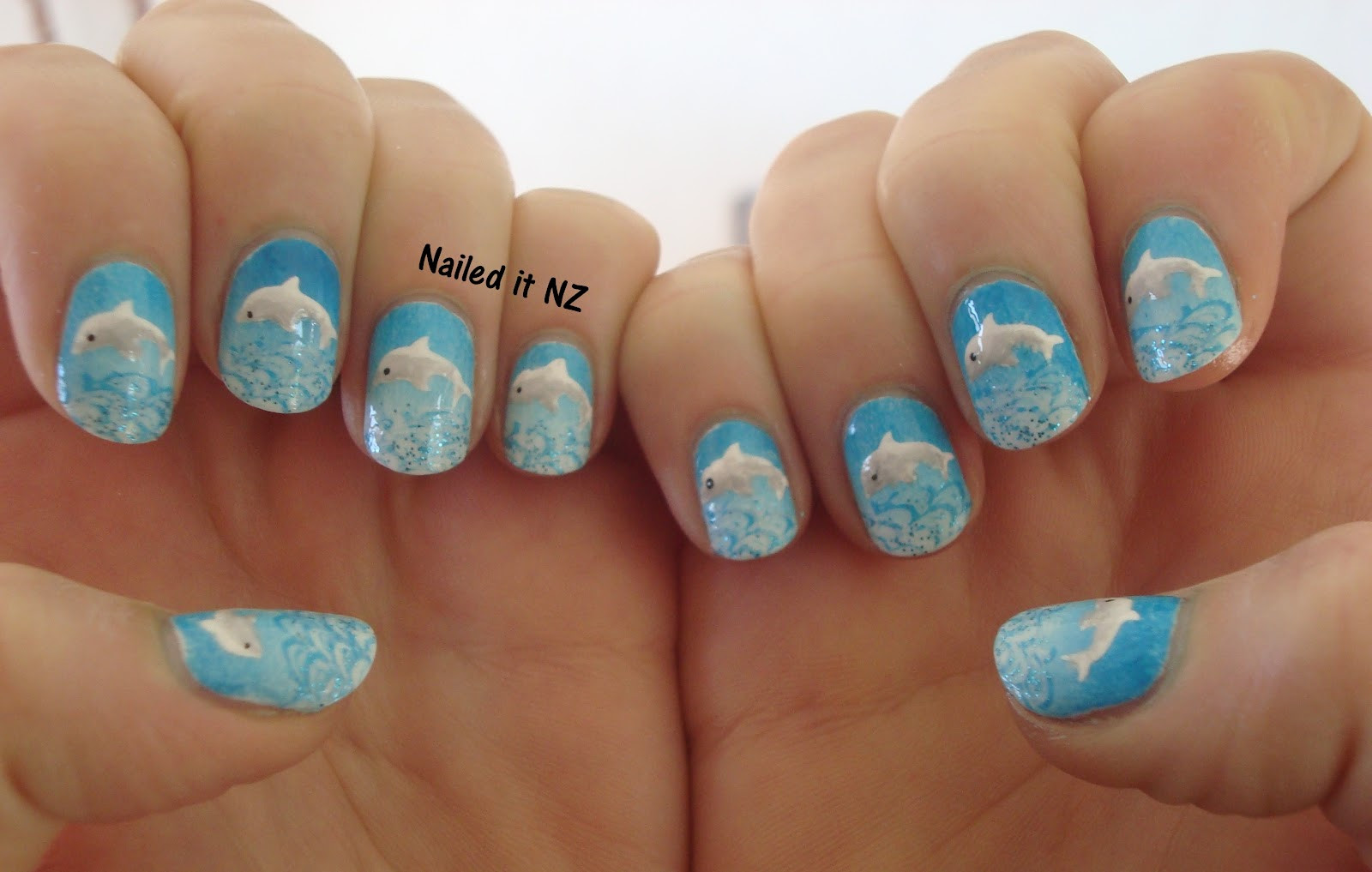 Dolphin Nail Designs
 Dolphin nails with tutorial