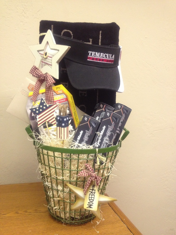 Donation Gift Basket Ideas
 Golf t basket donation for golf tournament includes 2