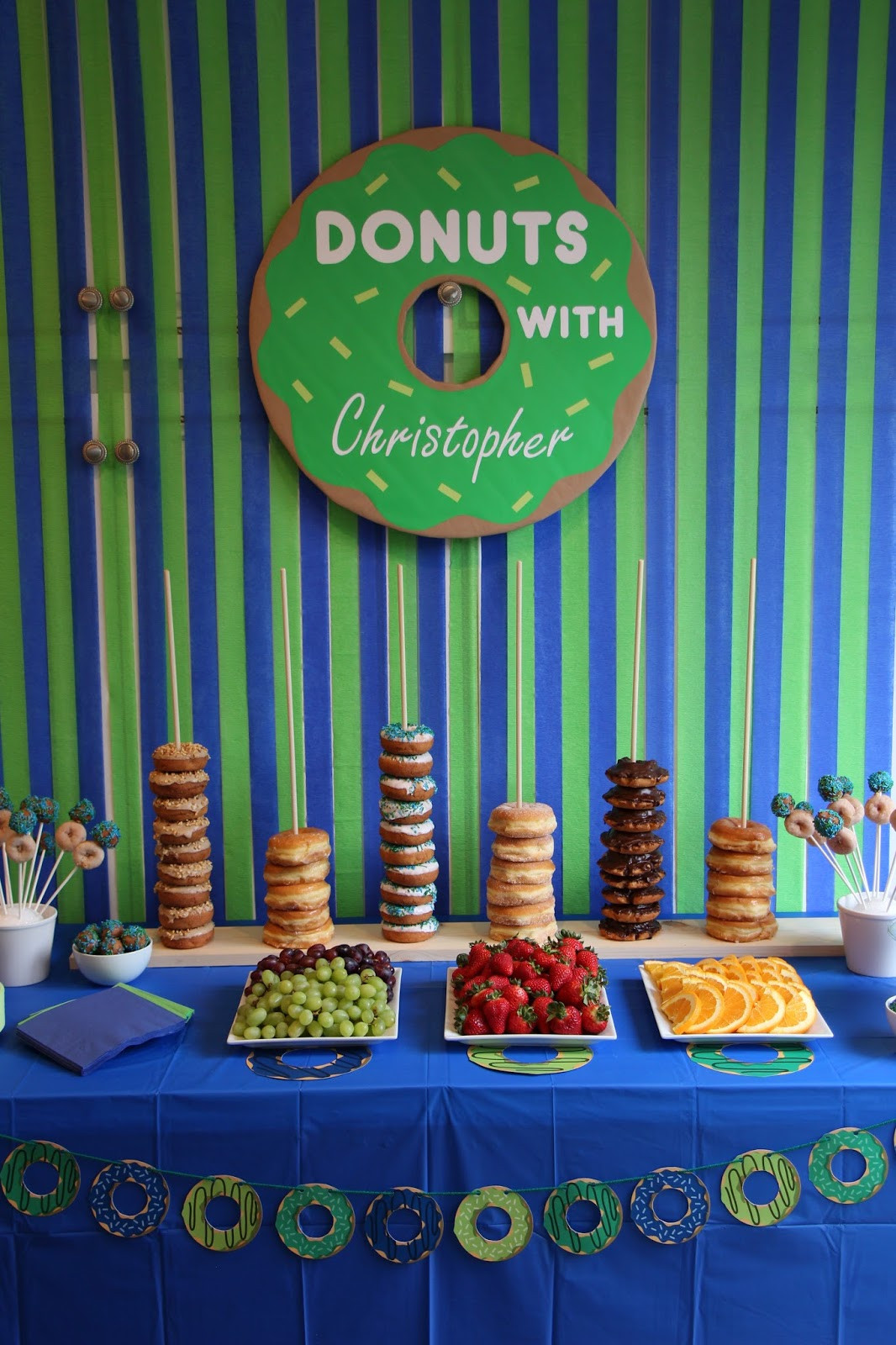 Donut Birthday Party
 SNL Parties Donuts with Christopher for his 4th Birthday