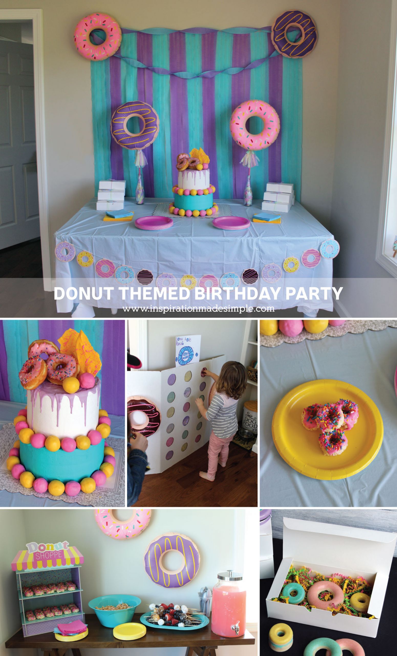 Donut Birthday Party
 Donut Birthday Party Inspiration Made Simple