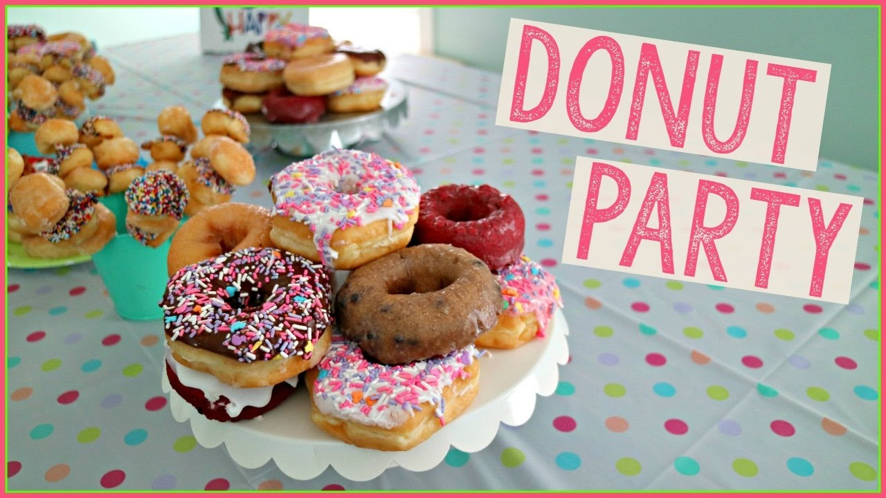 Donut Birthday Party
 DONUT PARTY