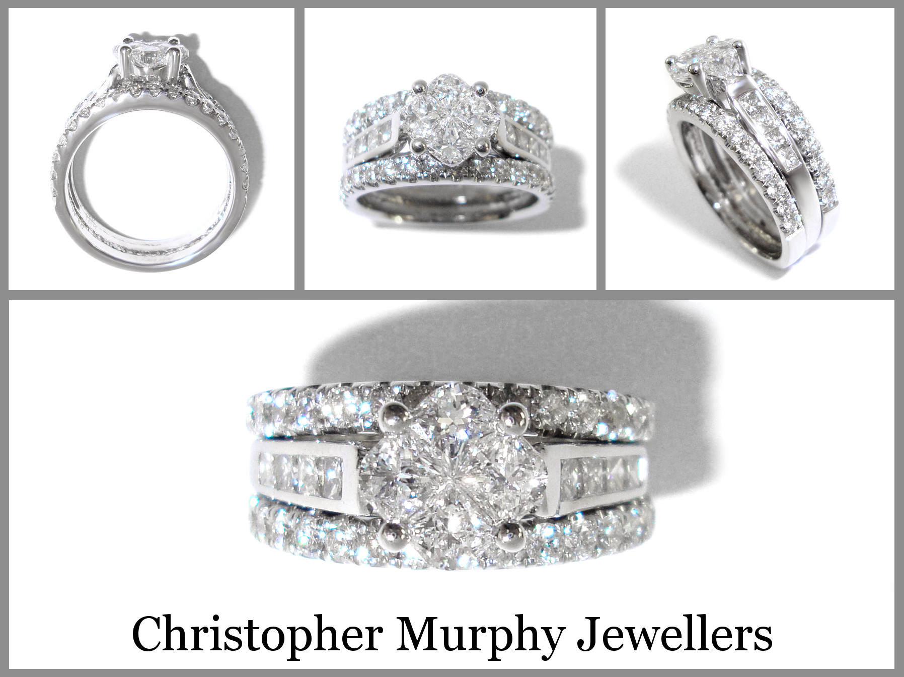 Double Band Wedding Ring
 Double Wedding Rings Christopher Murphy Jewellers