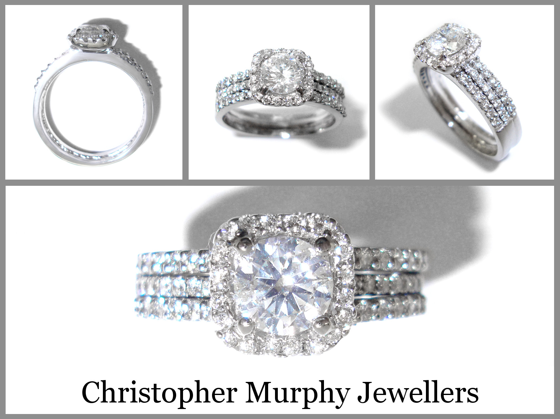 Double Band Wedding Ring
 Double Wedding Rings Christopher Murphy Jewellers