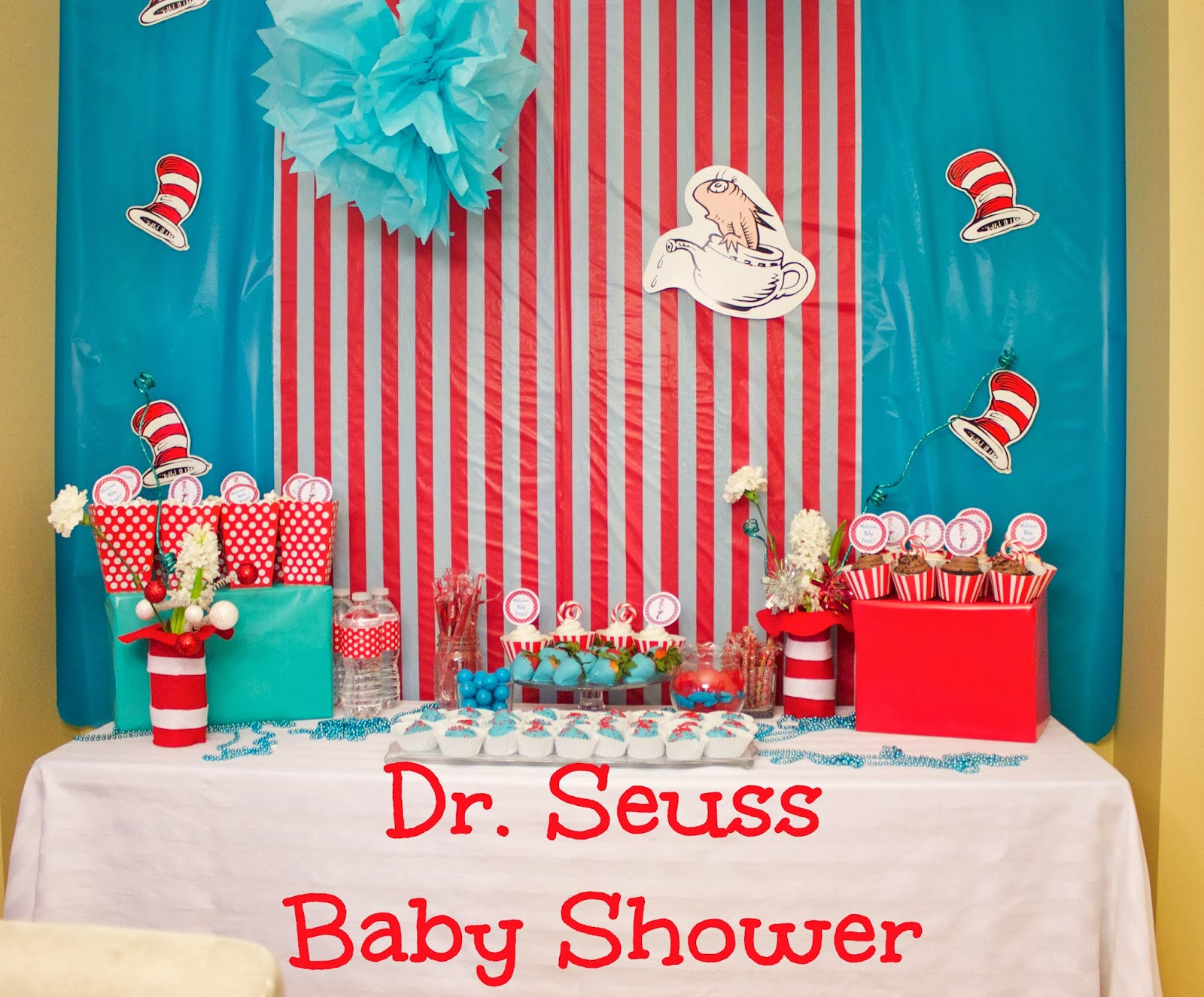 Dr Seuss Baby Shower Decor
 Sowdering About Dr Seuss Baby Shower