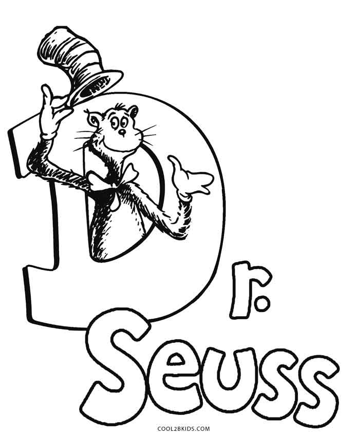 Dr.Seuss Coloring Pages For Kids
 Free Printable Dr Seuss Coloring Pages For Kids