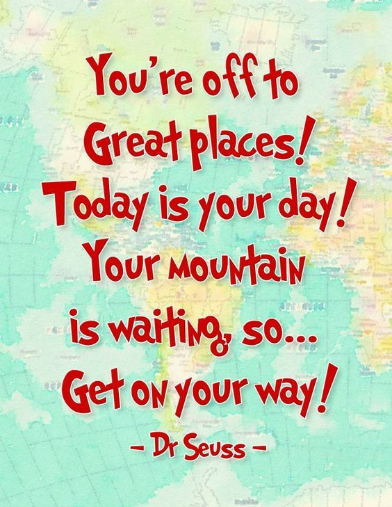 Dr.Seuss Quotes For Graduation
 f To Great Places Short Graduation Greeting Quotes Tap