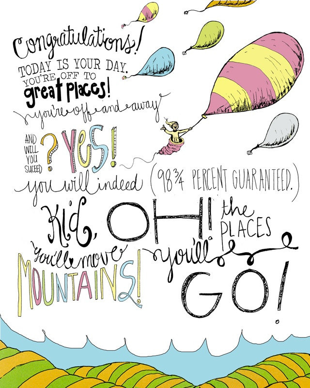 Dr.Seuss Quotes For Graduation
 Oh The Places Youll Go Dr Seuss Quotes QuotesGram