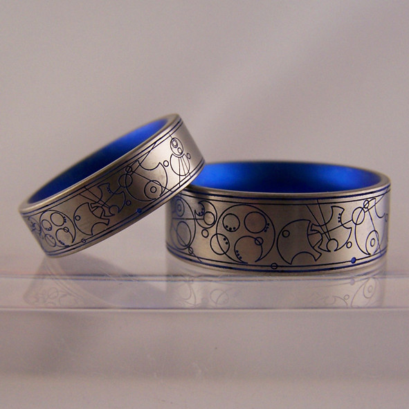 Dr Who Wedding Rings
 Geek Chic wedding rings & other jewellery Ring Jewellery