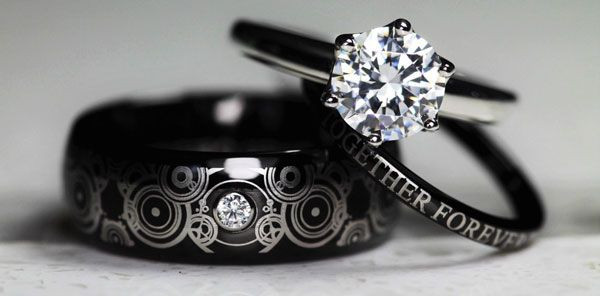 Dr Who Wedding Rings
 Those Amazing ‘Doctor Who’ Wedding Ring Sets Have