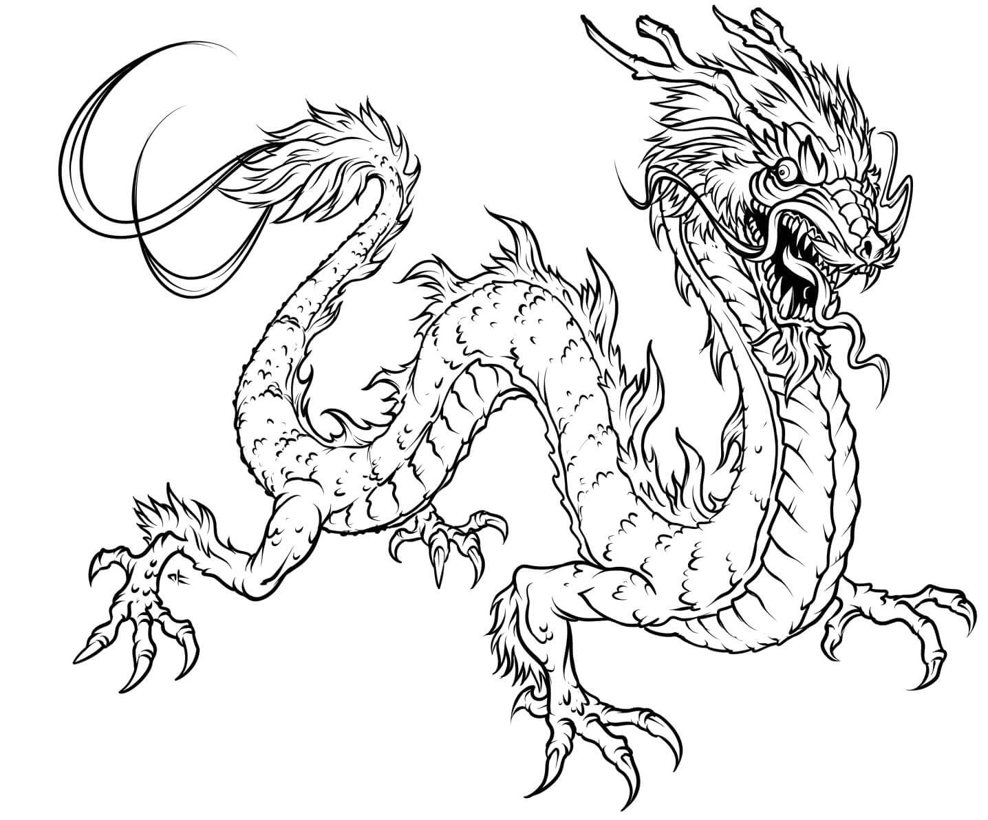 Dragon Coloring Books For Adults
 Free Printable Coloring Pages For Adults Advanced